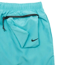 Nike Men's Split Packable 20" Swim Trunks -Family Swim Shop 7192597627048 washedteal 4a