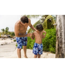 Boys' Mango Tango Volley Board Short (Toddler, Little Kid, Big Kid) -Family Swim Shop 7217022730408 blue 4a