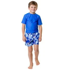 Boys' Mango Tango Volley Board Short (Toddler, Little Kid, Big Kid) -Family Swim Shop 7217022730408 blue 6a