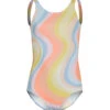 Billabong Girls' Groovy Road One Piece Swimsuit (Little Kid, Big Kid) -Family Swim Shop 7222982934696 multi 1a