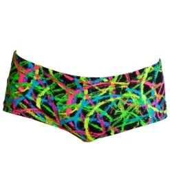 Funky Trunks Men's Burnouts Classic Trunk Square Leg Swimsuit -Family Swim Shop 7244866027688 burnouts 4a