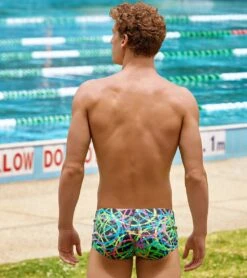 Funky Trunks Men's Burnouts Classic Trunk Square Leg Swimsuit -Family Swim Shop 7244866027688 burnouts 6a