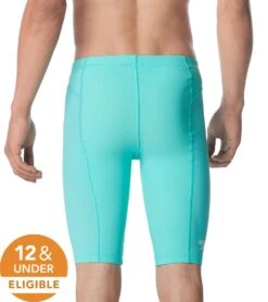 Speedo Men's Vanquisher Jammer Tech Suit Swimsuit -Family Swim Shop 7300886495400 blueice 3a