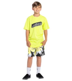 Volcom Boys' Poly Party Trunk Boardshort -Family Swim Shop 7329059831976 black 3a