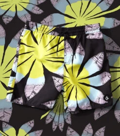 Volcom Boys' Poly Party Trunk Boardshort -Family Swim Shop 7329059831976 black 4a