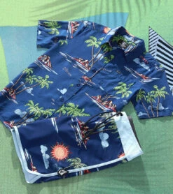 Volcom Boys' Isle Hoppa Scallop Boardshort -Family Swim Shop 7329062420648 niagara 3a