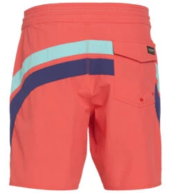 Volcom Men's Arched Liberators 18" Board Shorts -Family Swim Shop 7345371087016 cayenne 3a