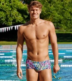Funky Trunks Men's Messed Up Sidewinder Square Leg Swimsuit -Family Swim Shop 7394937503912 messedup 4a