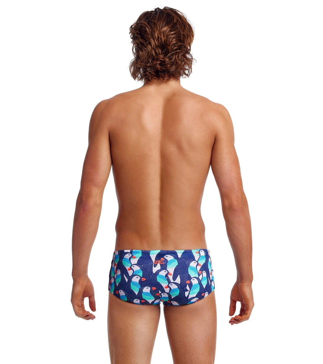 Funky Trunks Men's Pengoo Parade Sidewinder Square Leg Swimsuit 5 Funky Trunks Men's Pengoo Parade Sidewinder Square Leg Swimsuit - Image 3