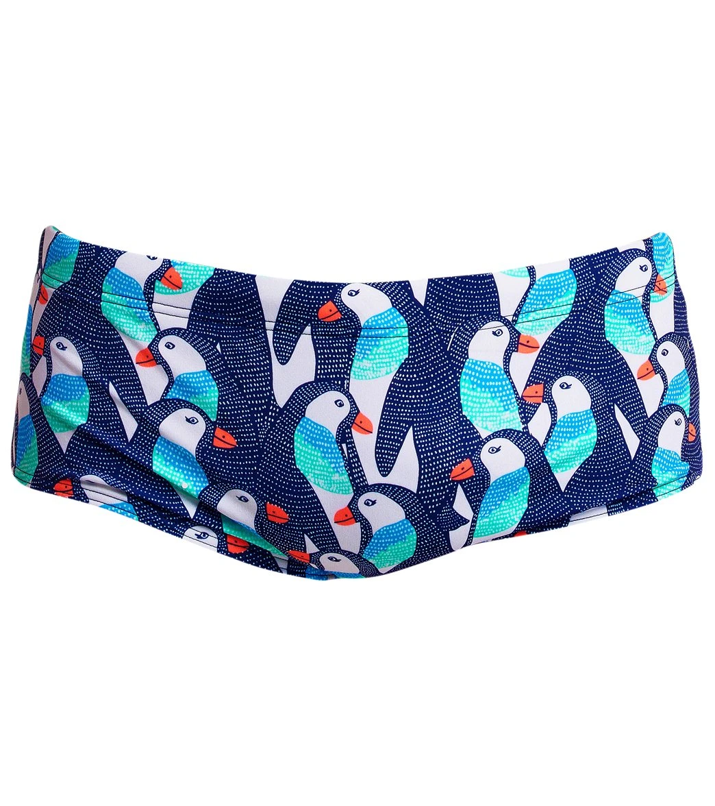 Funky Trunks Men's Pengoo Parade Sidewinder Square Leg Swimsuit 6 Funky Trunks Men's Pengoo Parade Sidewinder Square Leg Swimsuit - Image 4