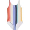 Rip Curl Girls' Heat Wave One Piece Swimsuit (Big Kid) -Family Swim Shop 7421290873000 multico 1a