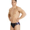 Arena Men's Crazy Placement Brief Swimsuit -Family Swim Shop 7468255084712 blackmulti 1a