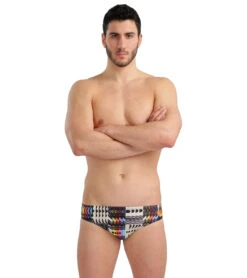 Arena Men's Allover Brief Swimsuit