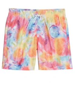 Boys' Bright Tie Dye Camp Shirt & Swim Trunks Set (Big Kid) -Family Swim Shop 7472291348648 multi 5a