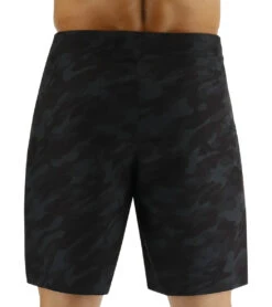TYR Men's Camo Hexa Mobius Board Shorts -Family Swim Shop 7483259650216 darkshadow 3a