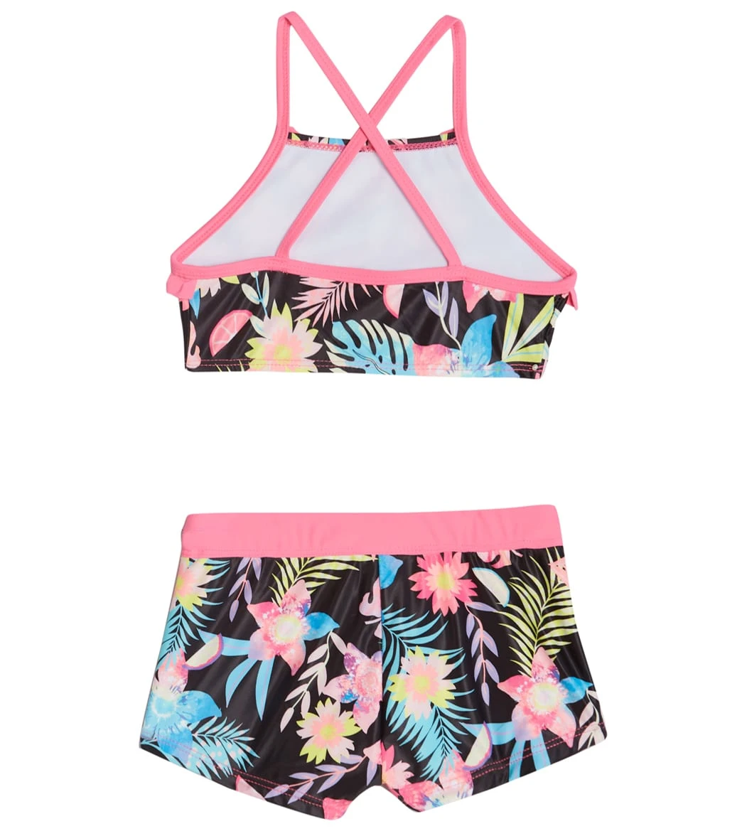 Girls' Surf All Day 3 Piece Tankini Set (Little Kid, Big Kid) 4 Girls' Surf All Day 3 Piece Tankini Set (Little Kid, Big Kid) - Image 2