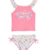 Girls' Field Of Dreams Two Piece Tankini Set (Baby, Toddler) -Family Swim Shop 7494980665512 pink 1a