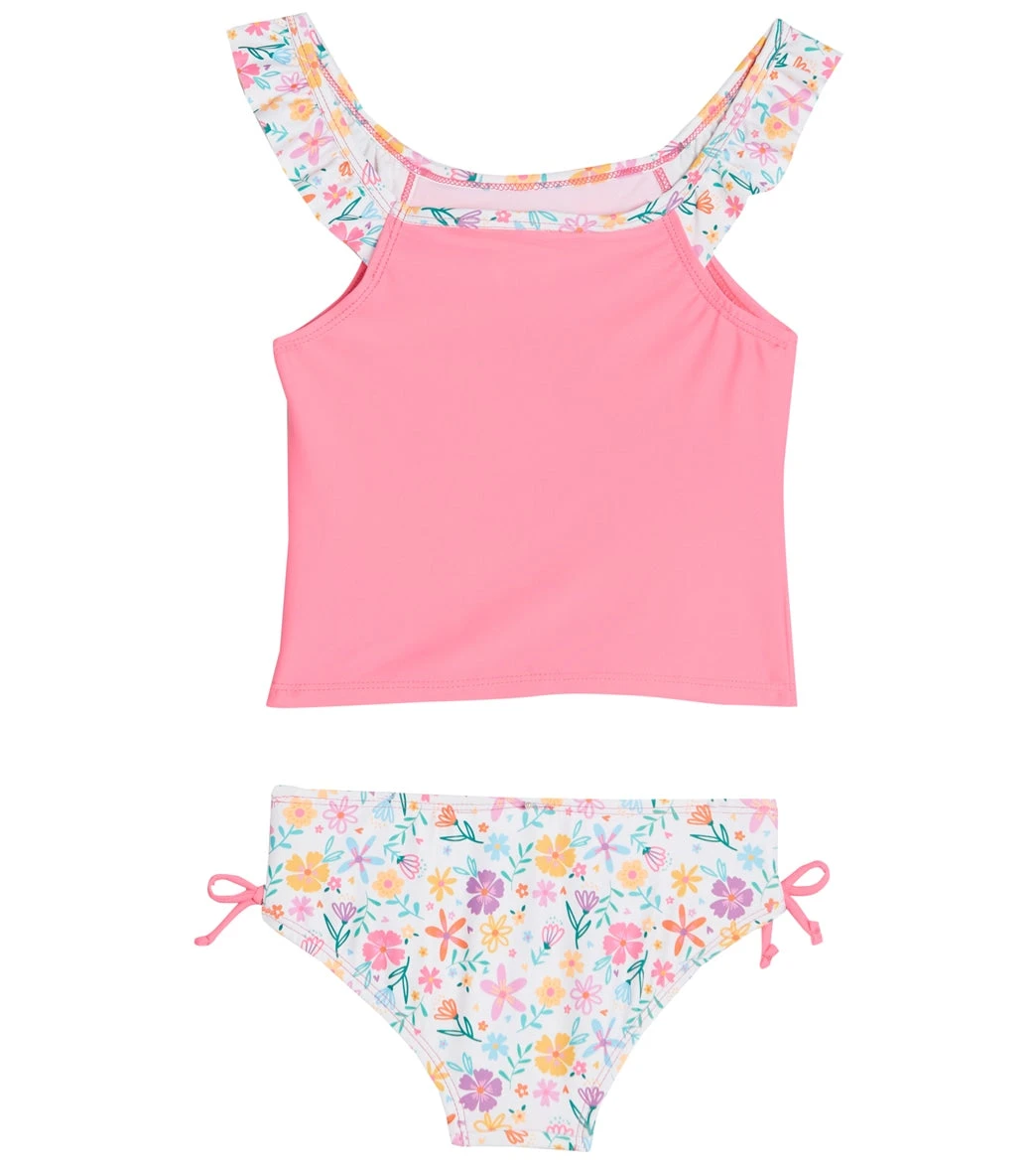 Girls' Field Of Dreams Two Piece Tankini Set (Baby, Toddler) 4 Girls' Field Of Dreams Two Piece Tankini Set (Baby, Toddler) - Image 2