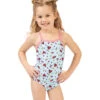 Girls' Dottie One Piece Swimsuit (Toddler, Little Kid) 2 Girls' Dottie One Piece Swimsuit (Toddler, Little Kid) -Family Swim Shop 7508555006120 dottie 1a