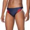 Speedo Men's Edge Splice Brief Swimsuit 1 Speedo Men's Edge Splice Brief Swimsuit -Family Swim Shop 7510243508392 navyred 1a