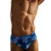 TYR Men's Starhex Racer Brief Swimsuit -Family Swim Shop 7539491012776 blueice 1a