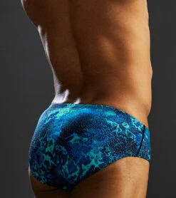 TYR Men's Diploria Racer Brief Swimsuit 21 TYR Men's Diploria Racer Brief Swimsuit -Family Swim Shop 7539511066792 bluegreen 10a