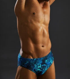 TYR Men's Diploria Racer Brief Swimsuit 18 TYR Men's Diploria Racer Brief Swimsuit -Family Swim Shop 7539511066792 bluegreen 7a