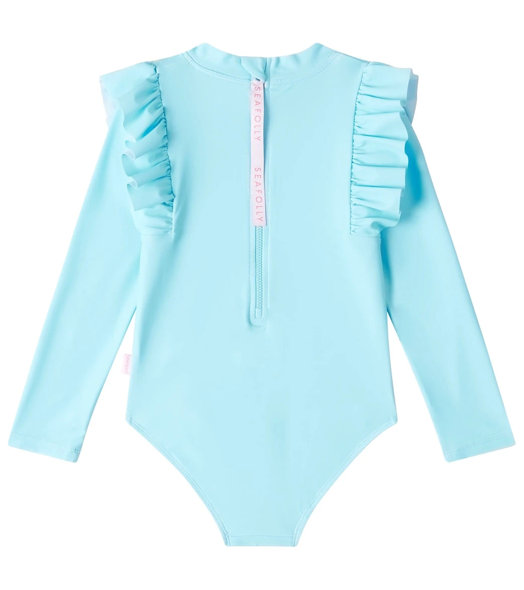 Seafolly Girls' Essential Long Sleeve One Piece Swimsuit (Baby, Toddler, Little Kid) 4 Seafolly Girls' Essential Long Sleeve One Piece Swimsuit (Baby, Toddler, Little Kid) - Image 2