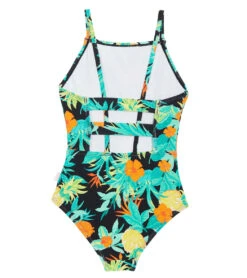 Seafolly Girls' Tropical Nights One Piece Swimsuit (Big Kid) -Family Swim Shop 7548798959784 tropicalnights 2a