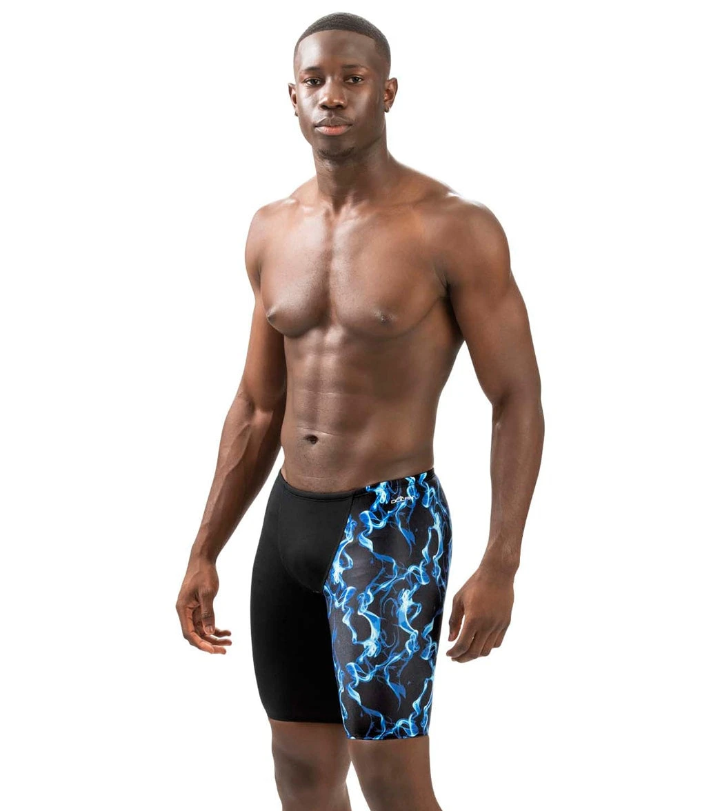 Men's Reliance Vapor Print Spliced Jammer Swimsuit 3 Men's Reliance Vapor Print Spliced Jammer Swimsuit