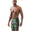 Men's XtraSleek Eco Galactic Print Spliced Jammer Swimsuit -Family Swim Shop 7566069104808 galacticgreen 1a