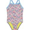 Girls' Printed One Piece Swimsuit (Big Kid) 2 Girls' Printed One Piece Swimsuit (Big Kid) -Family Swim Shop 7577983287464 squiggly 1a