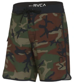 RVCA Men's 18" Eastern Board Shorts -Family Swim Shop 7580727902376 woodlandcamo 2a