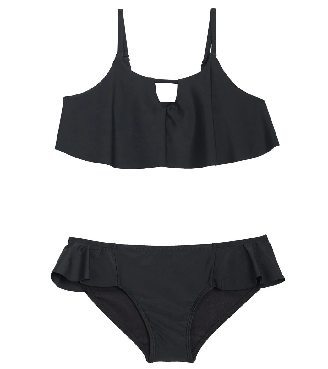Girls' Ocean Solids Cayucos Two Piece Bikini Set (Big Kid) 3 Girls' Ocean Solids Cayucos Two Piece Bikini Set (Big Kid)