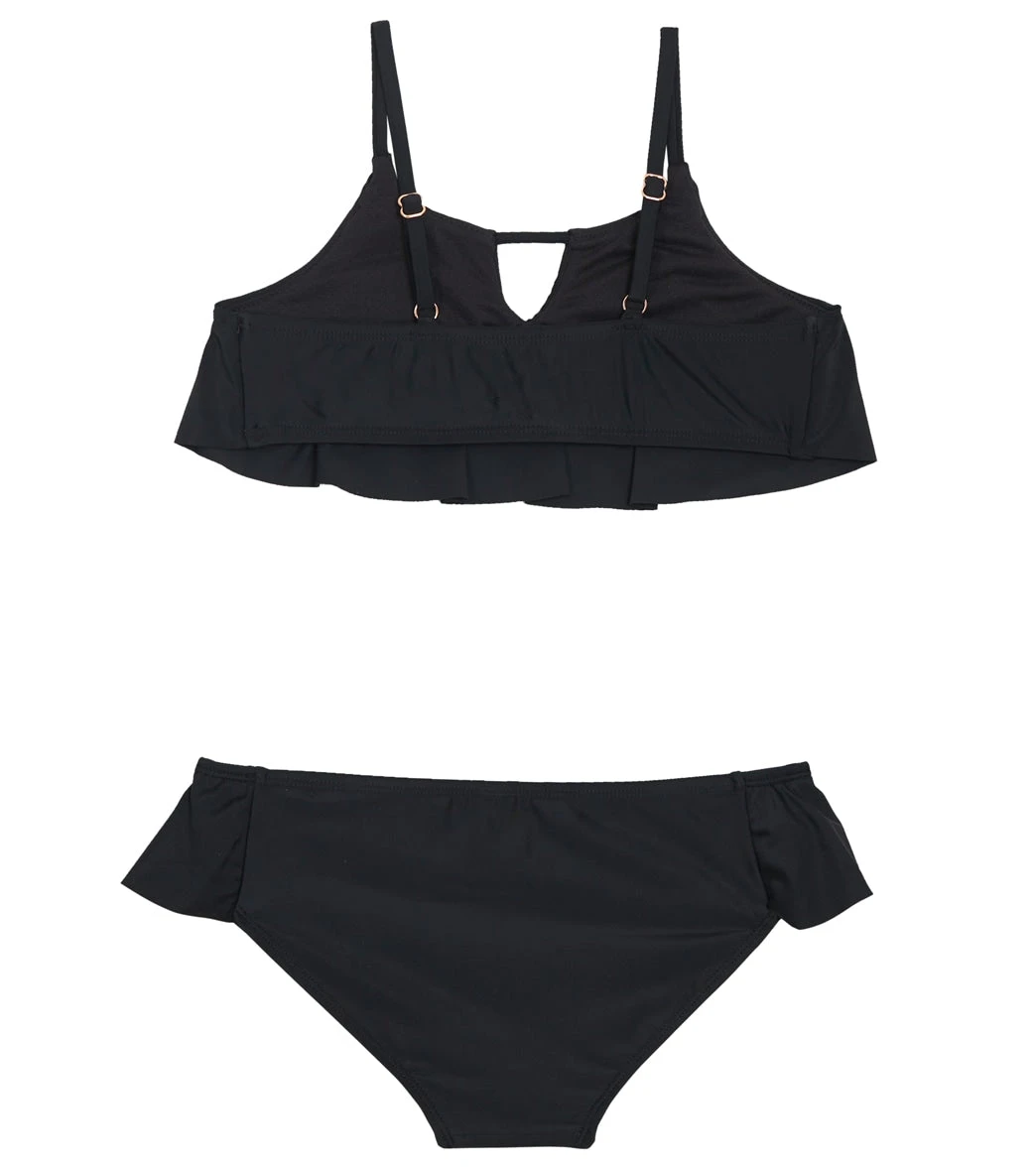 Girls' Ocean Solids Cayucos Two Piece Bikini Set (Big Kid) 4 Girls' Ocean Solids Cayucos Two Piece Bikini Set (Big Kid) - Image 2