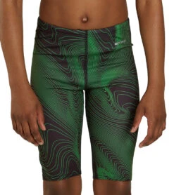 HydroLast Sonar Waves Jammer Swimsuit Youth (22 - 28) -Family Swim Shop 7595543101608 green 5a