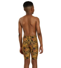 Coral Reef Jammer Swimsuit Youth (22 - 28) -Family Swim Shop 7595552571560 gold 4a