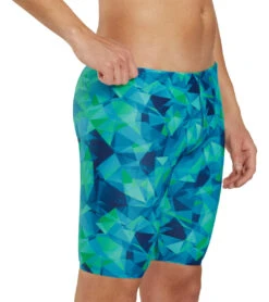 Fractalicious Jammer Swimsuit -Family Swim Shop 7595555586216 bluegreen 6a