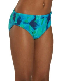 Fractalicious Swim Brief Swimsuit Youth (22 - 28) -Family Swim Shop 7595562074280 bluegreen 6a