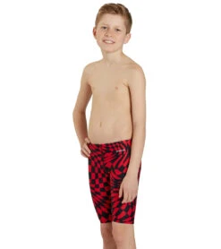 Checkmate Jammer Swimsuit Youth (22 - 28) -Family Swim Shop 7595568857256 red 3a