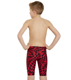 Checkmate Jammer Swimsuit Youth (22 - 28) -Family Swim Shop 7595568857256 red 4a