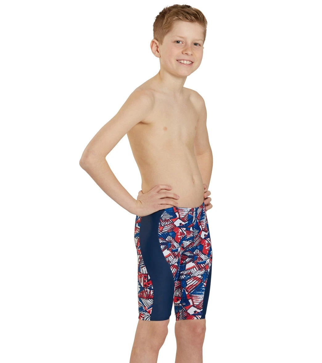 Tribal Graffiti Splice Jammer Swimsuit Youth (22 - 28) 4 Tribal Graffiti Splice Jammer Swimsuit Youth (22 - 28) - Image 2