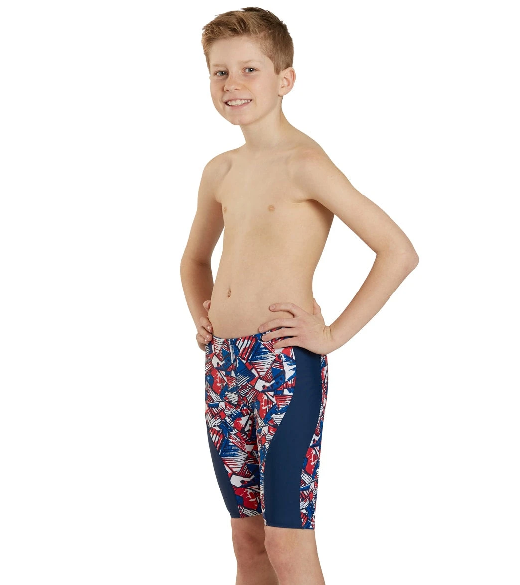 Tribal Graffiti Splice Jammer Swimsuit Youth (22 - 28) 5 Tribal Graffiti Splice Jammer Swimsuit Youth (22 - 28) - Image 3