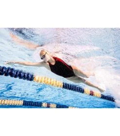 Piped Splice Wide Strap One Piece Swimsuit -Family Swim Shop 7595815272616 blackmaroon 5a