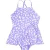 Girls' Bella One Piece Swimsuit (Toddler, Little Kid, Big Kid) 2 Girls' Bella One Piece Swimsuit (Toddler, Little Kid, Big Kid) -Family Swim Shop 7600911384744 lavender 1a