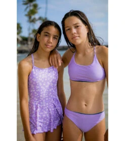 Girls' Bella One Piece Swimsuit (Toddler, Little Kid, Big Kid) -Family Swim Shop 7600911384744 lavender 3a