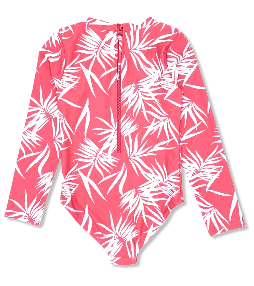 Girls' Wave Chaser Long Sleeve One Piece Swimsuit (Toddler, Little Kid, Big Kid) 4 Girls' Wave Chaser Long Sleeve One Piece Swimsuit (Toddler, Little Kid, Big Kid) - Image 2