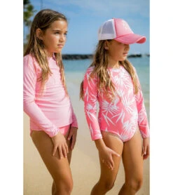 Girls' Wave Chaser Long Sleeve One Piece Swimsuit (Toddler, Little Kid, Big Kid) 10 Girls' Wave Chaser Long Sleeve One Piece Swimsuit (Toddler, Little Kid, Big Kid) -Family Swim Shop 7600911712424 sugarcoral 4a