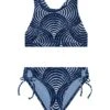 Splendid Girls' Indigo Two Piece Bikini Set (Big Kid) -Family Swim Shop 7611105738920 navy 1a