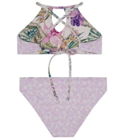 Splendid Girls' Panama Garden Reversible Two Piece Bikini Set (Big Kid) -Family Swim Shop 7611105869992 multi 4a